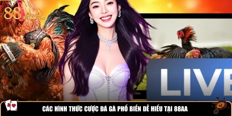 Các hình thức cược đá gà phổ biến dễ hiểu tại 88AA