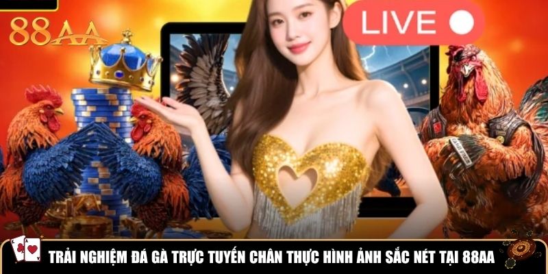 Trải nghiệm đá gà trực tuyến chân thực hình ảnh sắc nét tại 88AA